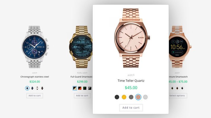 woocommerce variation swatches