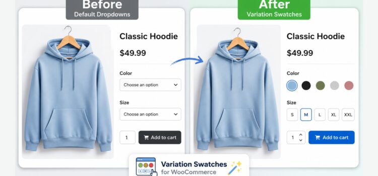 Unlock more sales with Variation Swatches for WooCommerce-and yes, it’s 100% free.